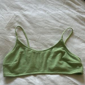 Cute green H&M bikini top